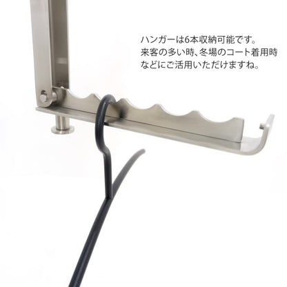 ZACK 50680 CANZO ドイツZACK社製モダンデザインのコートハンガー 壁付けタイプ DIY HL [在庫有り]H1