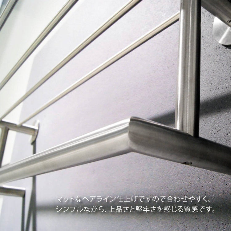 ZACK 50683 ETERNO ドイツZACK社製モダンデザインのコートラック L66cm 壁付けタイプ DIY HL [在庫有り]H1