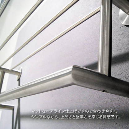 ZACK 50683 ETERNO ドイツZACK社製モダンデザインのコートラック L66cm 壁付けタイプ DIY HL [在庫有り]H1