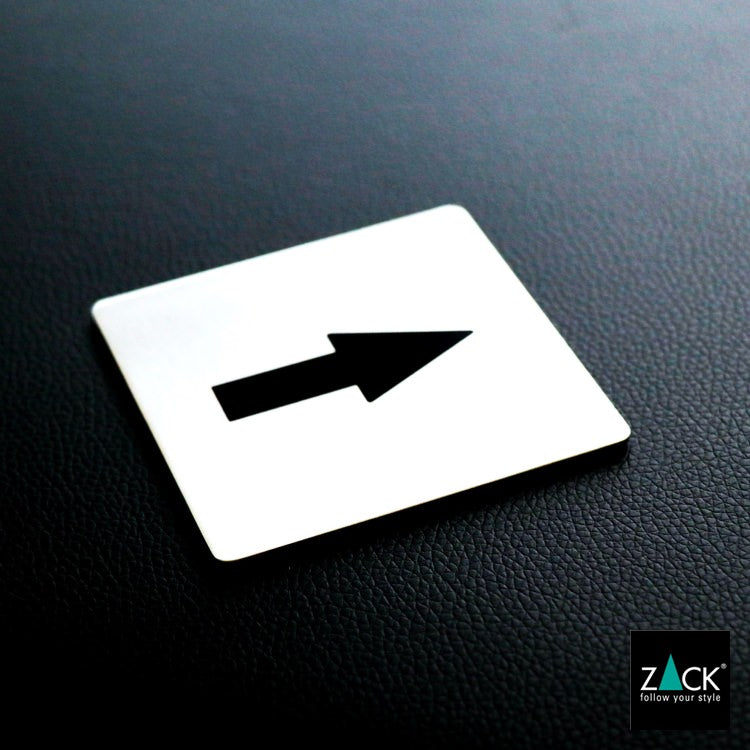 ZACK 50716 INDICI ドイツZACK社製モダンデザインのピクトグラム (矢印マーク) HL [在庫有り] H2-56