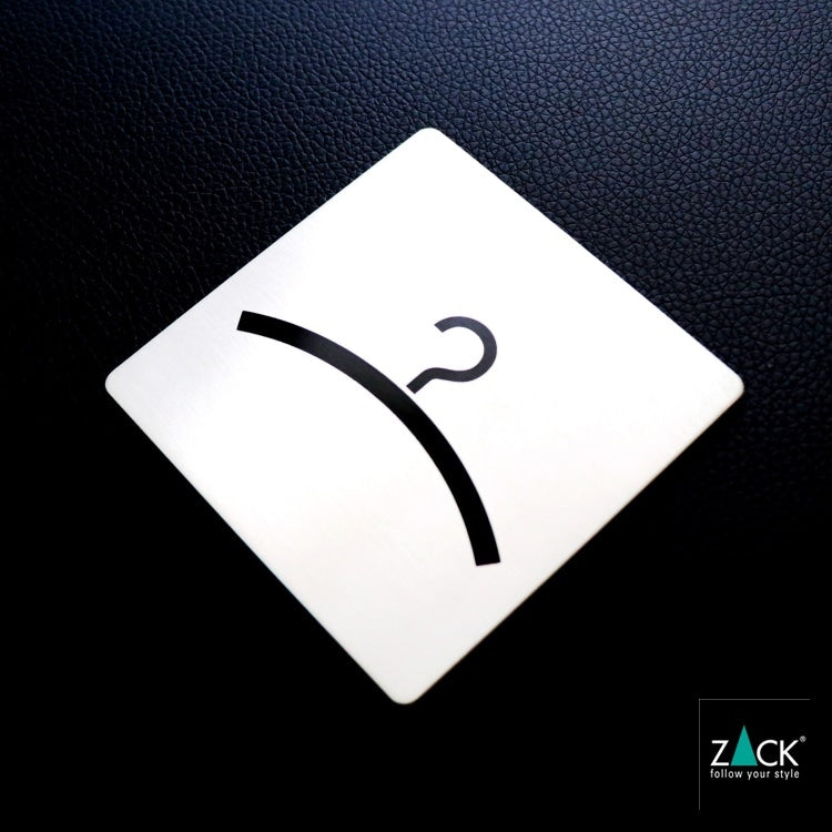 ZACK 50718 INDICI ドイツZACK社製モダンデザインのピクトグラム(クローク 受付案内) HL [在庫有り]