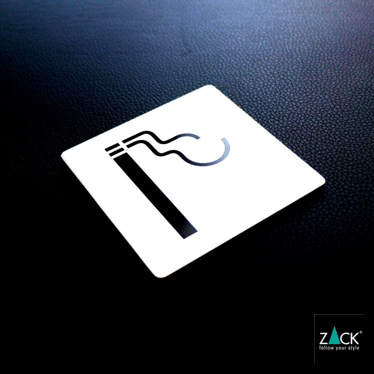 ZACK 50720 INDICI ドイツZACK社製モダンデザインのピクトグラム(喫煙エリア用) HL [在庫有り]