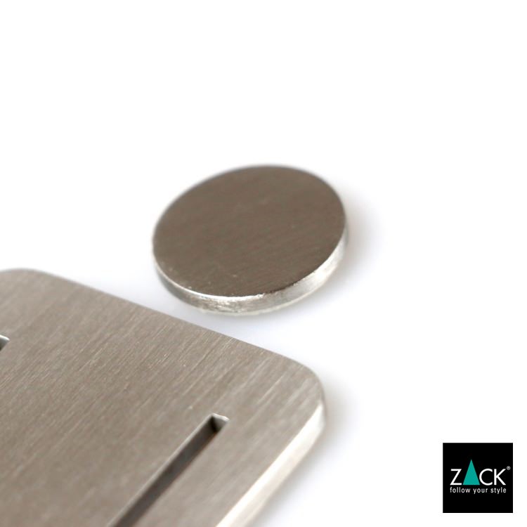 ZACK 50724S INDICI ドイツZACK社製モダンデザインのトイレ用ドアシンボル(男女セット) HL [在庫有り]
