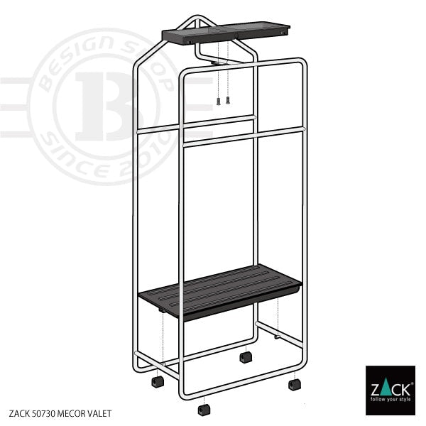 ZACK 50730 MECOR ドイツZACK社製モダンデザインのバレットスタンド HL [在庫有り]