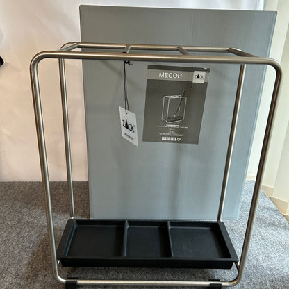 [SAMPLE] アンブレラスタンド｜ZACK 50731 MECOR HL 傘立 傘たて 傘入れ 高さ50cm 幅41cm 奥行き19.3cm 18/10ステンレス製 ヘアライン仕上げ