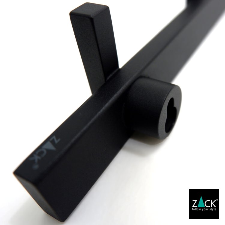 ZACK 50734 CADORE ドイツZACK社製モダンデザインのコートフックレール マットブラック 壁付けタイプ DIY [在庫有り]