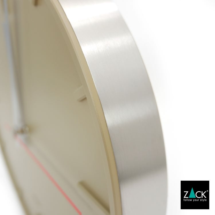 ZACK 60016 WANU ドイツZACK社製モダンデザインのウォールクロック ベージュ HL [在庫有り]