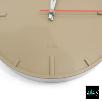 ZACK 60016 WANU ドイツZACK社製モダンデザインのウォールクロック ベージュ HL [在庫有り]