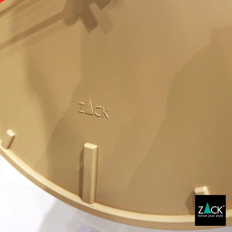 ZACK 60016 WANU ドイツZACK社製モダンデザインのウォールクロック ベージュ HL [在庫有り]