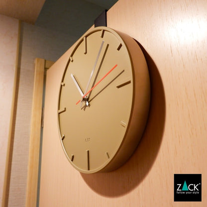 ZACK 60016 WANU ドイツZACK社製モダンデザインのウォールクロック ベージュ HL [在庫有り]