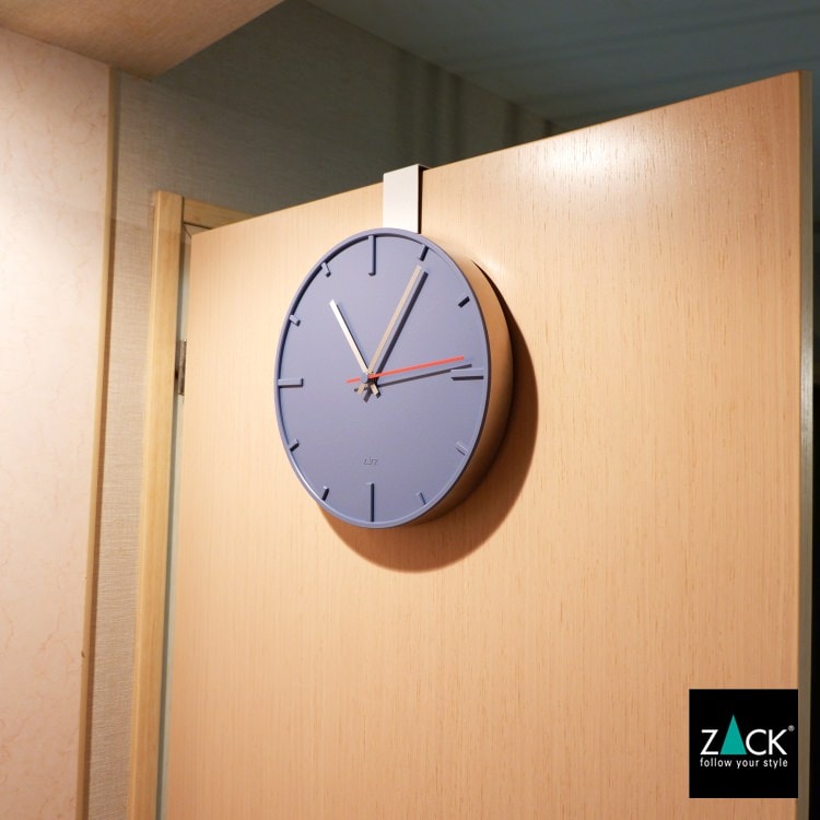 ZACK 60017 WANU ドイツZACK社製モダンデザインのウォールクロック ブルー HL [在庫有り]