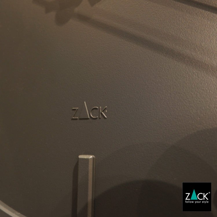 ZACK 60018 WANU ドイツZACK社製モダンデザインのウォールクロック グレー HL [在庫有り]