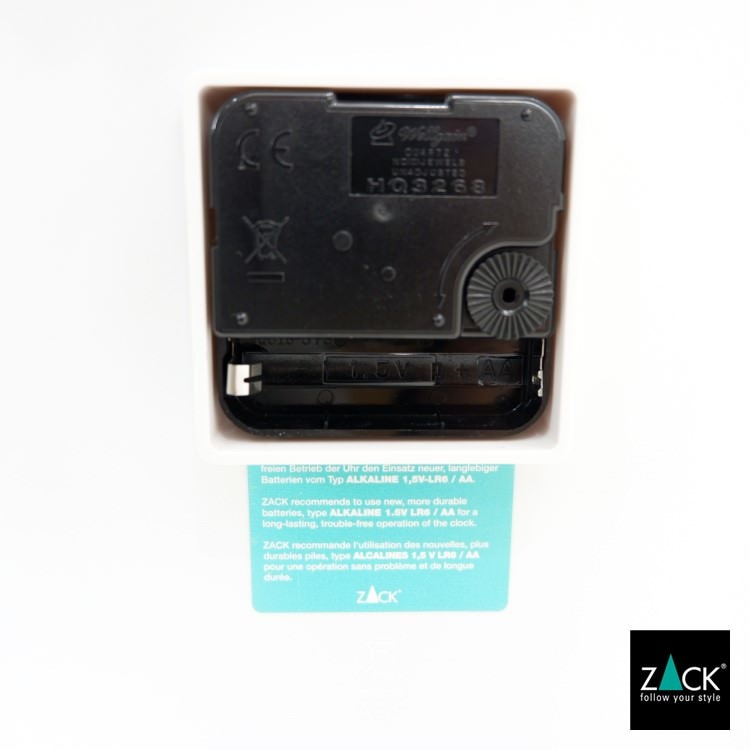 ZACK 60053 SILLAR ドイツZACK社製モダンデザインのウォールクロック HL [お取寄せ]
