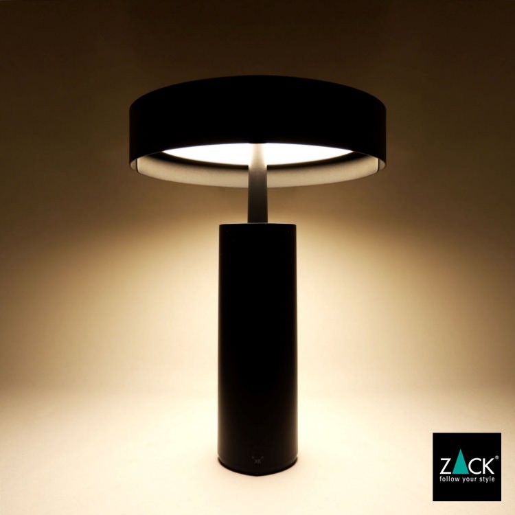 ZACK 60083 YARO ドイツZACK社製モダンデザインのLED テーブルライト マットブラック [在庫有り] H2-766