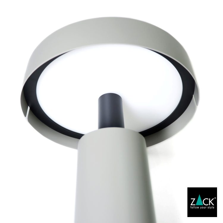 ZACK 60084 YARO ドイツZACK社製モダンデザインのLED テーブルライト グレー [お取寄せ] H2-813