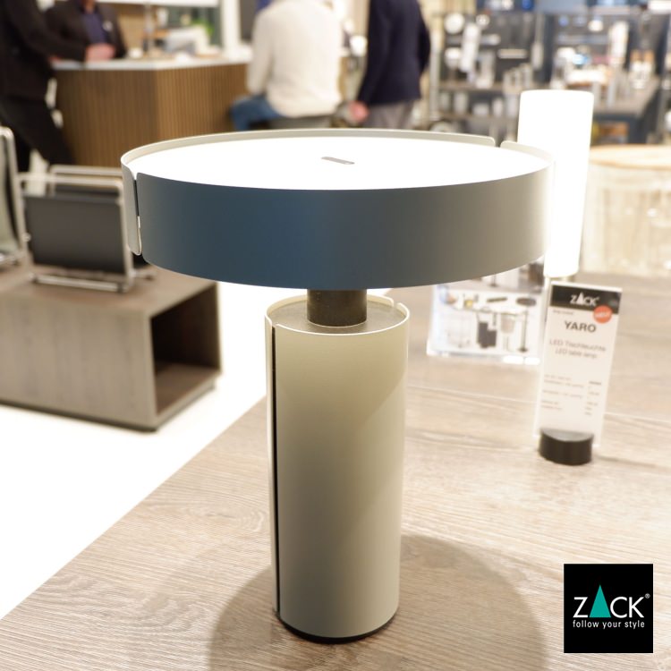 ZACK 60084 YARO ドイツZACK社製モダンデザインのLED テーブルライト グレー [お取寄せ] H2-813