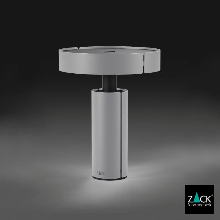 ZACK 60084 YARO ドイツZACK社製モダンデザインのLED テーブルライト グレー [お取寄せ] H2-813