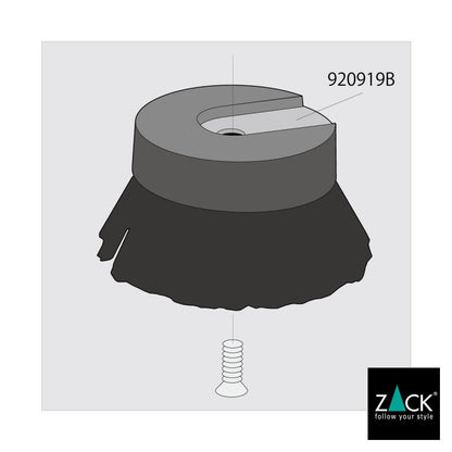 ZACK 920919B MAVOSディッシュブラシ交換用ブラシヘッド [在庫有り]