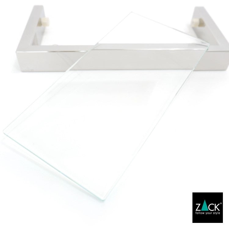 ZACK 940028G LINEA バスルームシェルフ 40028用スペアガラスシート [お取寄せ]