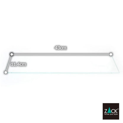 ZACK 940029G LINEAバスルームシェルフ用スペアガラスシート [お取寄せ]