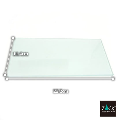 ZACK 940383G LINEA バスルームシェルフ用スペアガラス｜すりガラスタイプ [パーツ] [お取寄せ]
