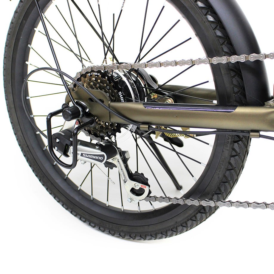 [折畳み自転車] ACTIVEPLUS ノーパンク20インチ折畳み自転車 ブロンズ MG-AP206NBZ 送料無料 (北海道・沖縄・離島別送料)