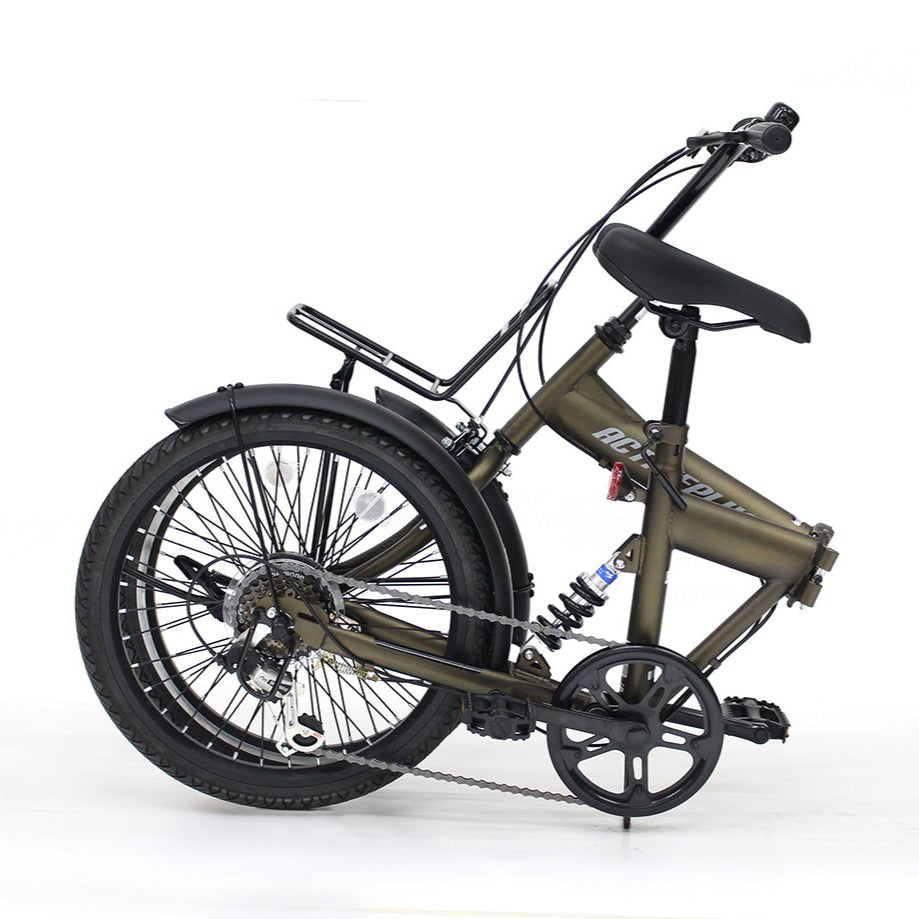 [折畳み自転車] ACTIVEPLUS ノーパンク20インチ折畳み自転車 ブロンズ MG-AP206NBZ 送料無料 (北海道・沖縄・離島別送料)