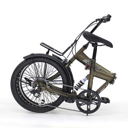 [折畳み自転車] ACTIVEPLUS ノーパンク20インチ折畳み自転車 ブロンズ MG-AP206NBZ 送料無料 (北海道・沖縄・離島別送料)