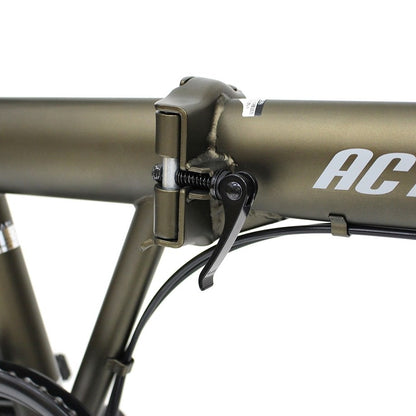 [折畳み自転車] ACTIVEPLUS ノーパンク20インチ折畳み自転車 ブロンズ MG-AP206NBZ 送料無料 (北海道・沖縄・離島別送料)