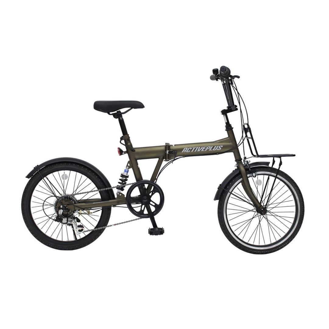 [折畳み自転車] ACTIVEPLUS ノーパンク20インチ折畳み自転車 ブロンズ MG-AP206NBZ 送料無料 (北海道・沖縄・離島別送料)
