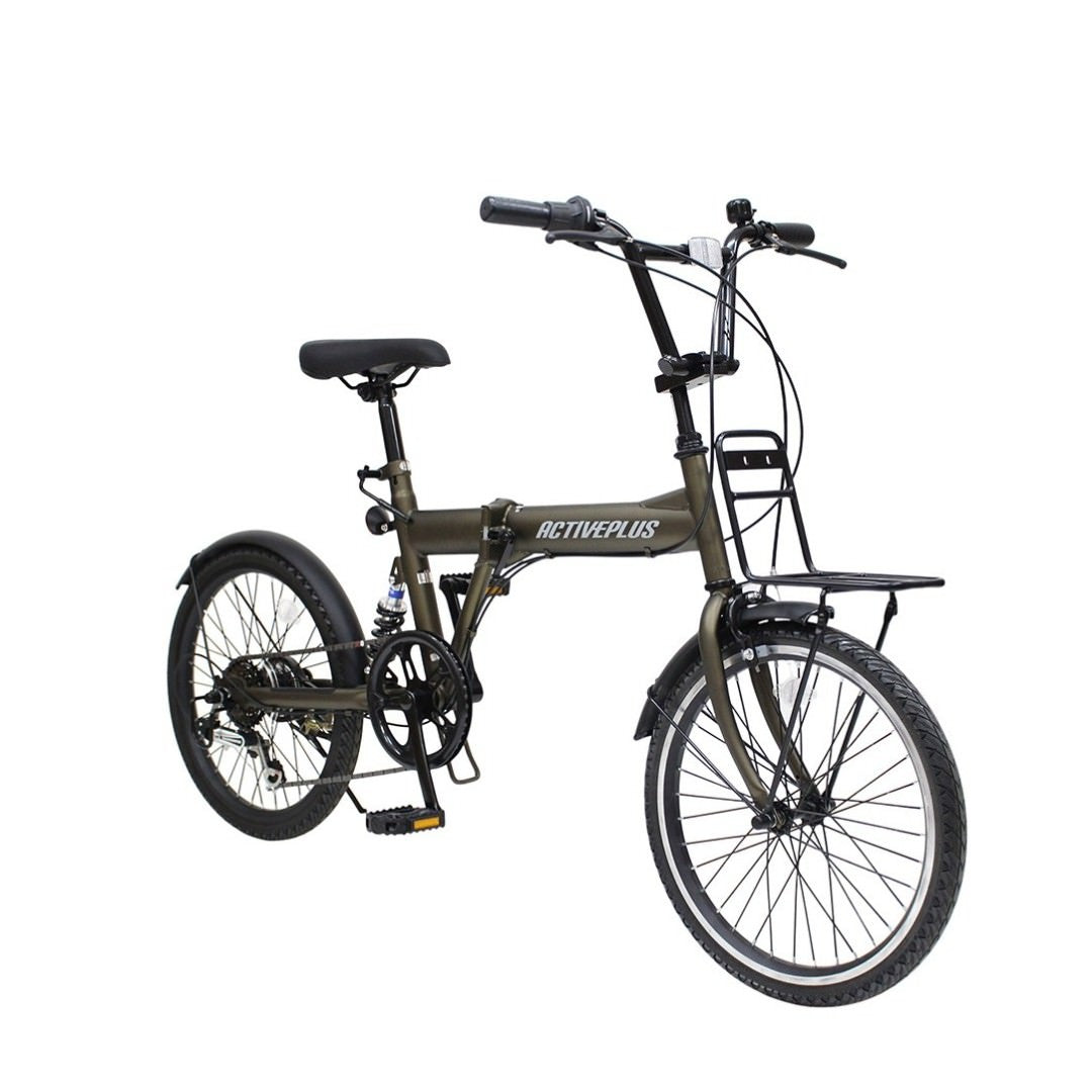 [折畳み自転車] ACTIVEPLUS ノーパンク20インチ折畳み自転車 ブロンズ MG-AP206NBZ 送料無料 (北海道・沖縄・離島別送料)