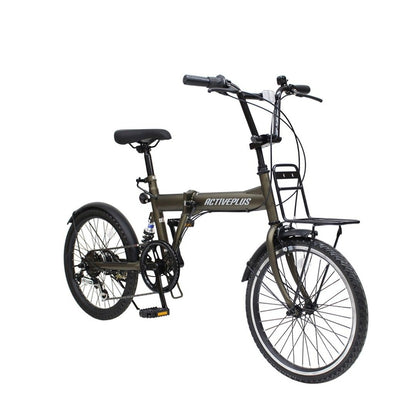 [折畳み自転車] ACTIVEPLUS ノーパンク20インチ折畳み自転車 ブロンズ MG-AP206NBZ 送料無料 (北海道・沖縄・離島別送料)