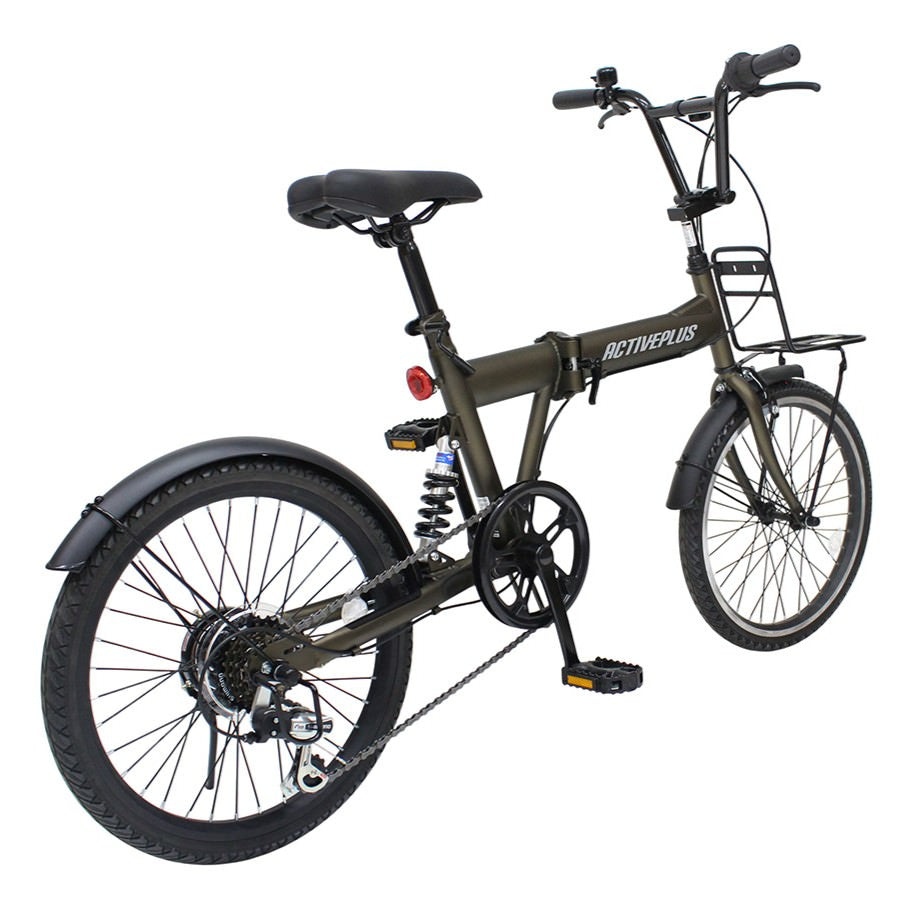 [折畳み自転車] ACTIVEPLUS ノーパンク20インチ折畳み自転車 ブロンズ MG-AP206NBZ 送料無料 (北海道・沖縄・離島別送料)
