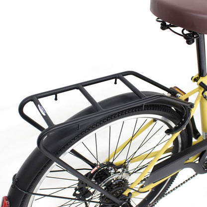 [折畳み自転車] ACTIVEPLUS ノーパンク26インチ折畳み自転車 マットキャメル MG-AP266NCM 送料無料 (北海道・沖縄・離島別送料)