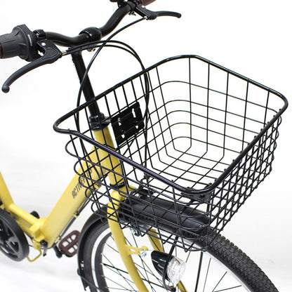 [折畳み自転車] ACTIVEPLUS ノーパンク26インチ折畳み自転車 マットキャメル MG-AP266NCM 送料無料 (北海道・沖縄・離島別送料)