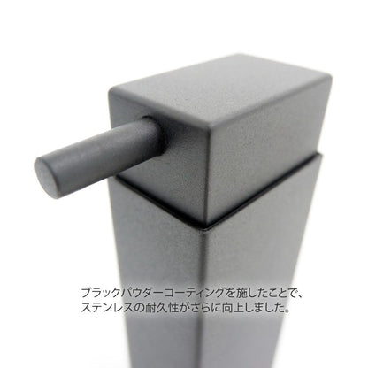 ZACK 40405：黒い壁付けリキッドディスペンサー：丸いノズルと角形のヘッド